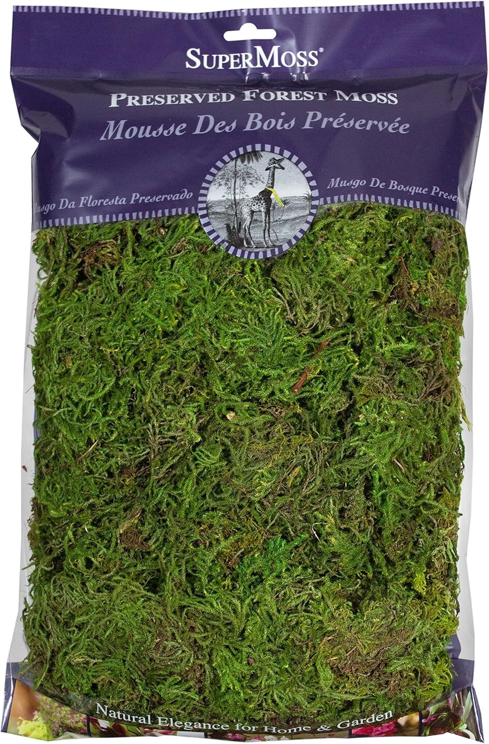 Versatile 8oz Fresh Green Preserved Moss – Ideal for Floral Designs & Events