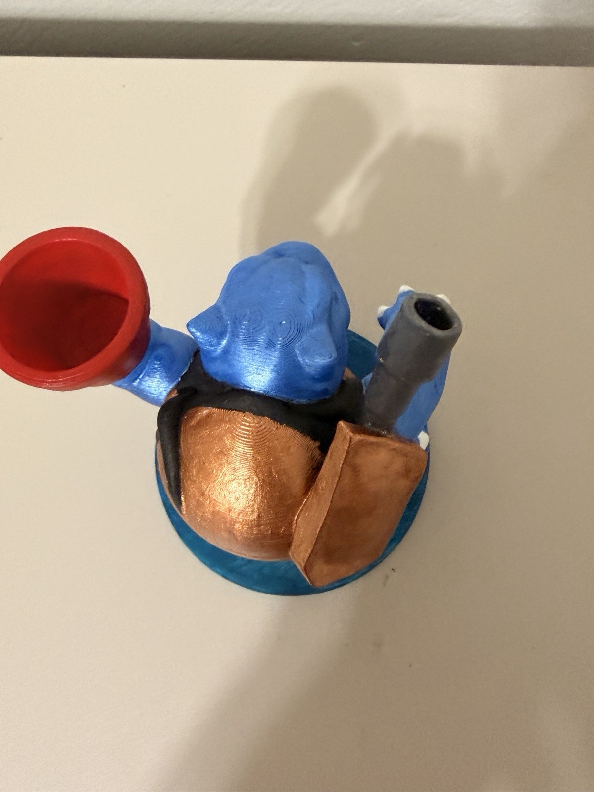 Pokemon Blastoise Flower Pot- Custom Made 3D Printed