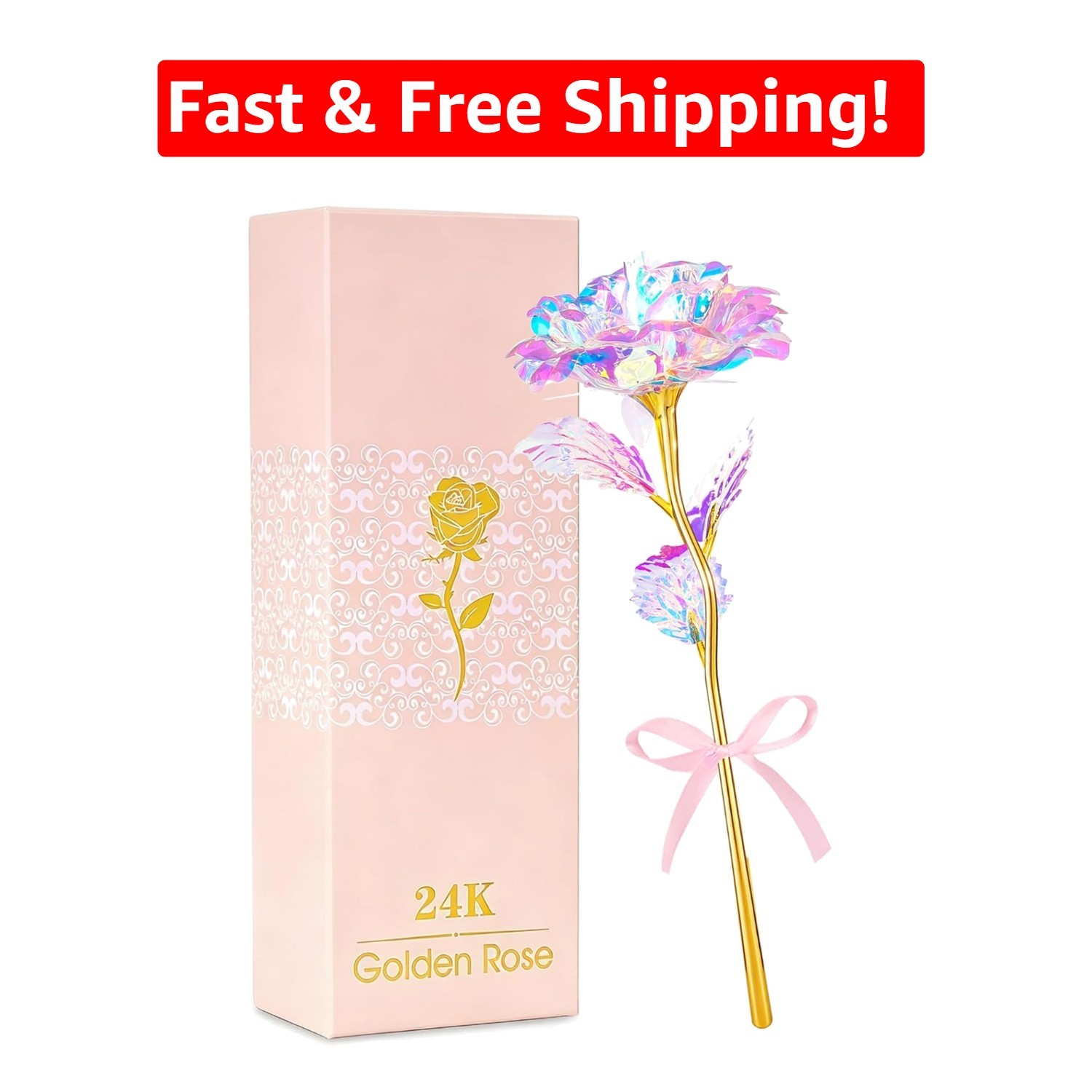 Handcrafted Galaxy Rose Keepsake for Mom – Perfect for Mother’s Day & Birthdays
