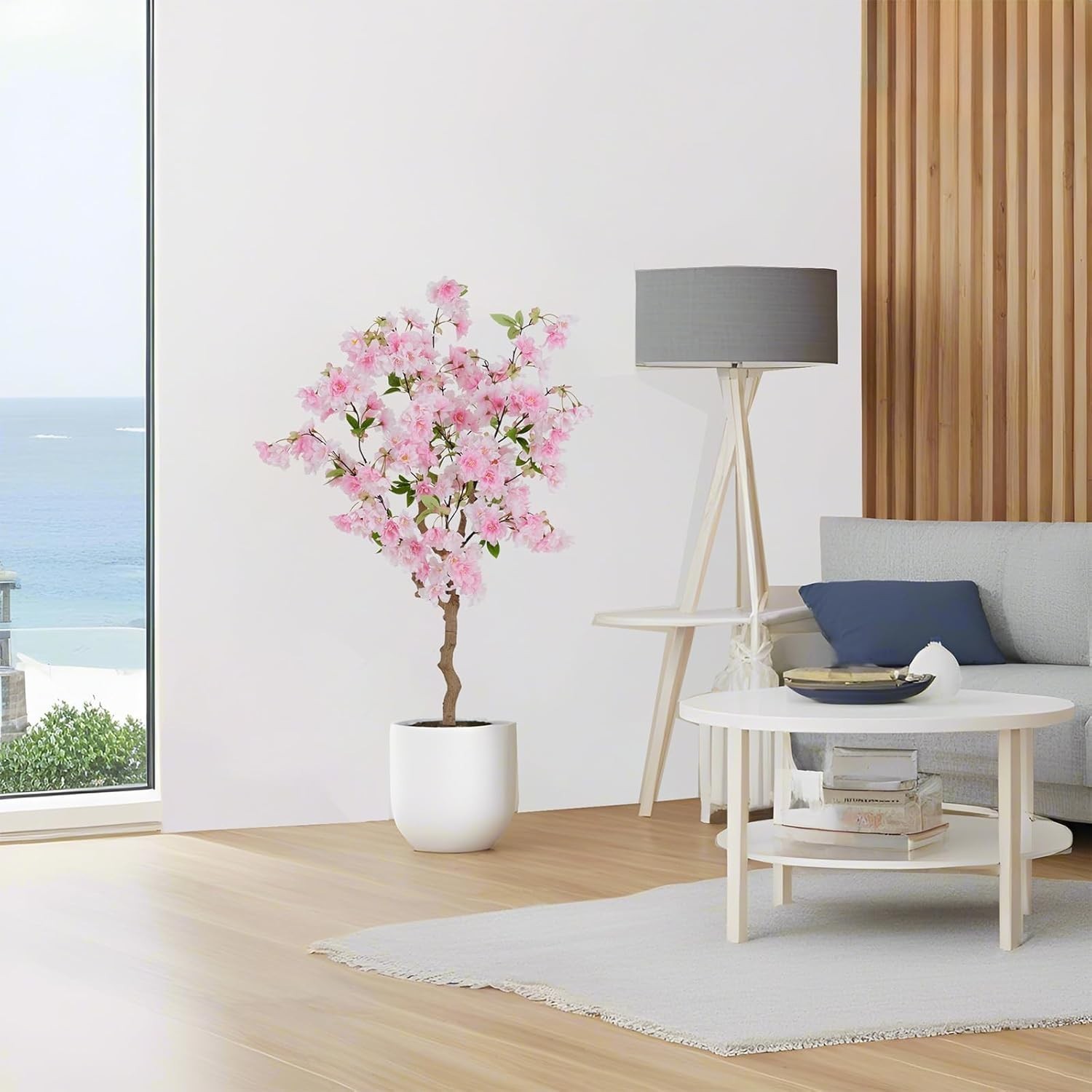 Realistic 4FT Pink Cherry Tree – Indoor & Wedding Decor