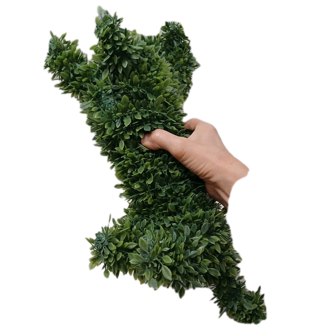 GrandinRoad 18″L Topiary Dog DACHSHUND Faux Realistic Boxwood Decor In Outdoor