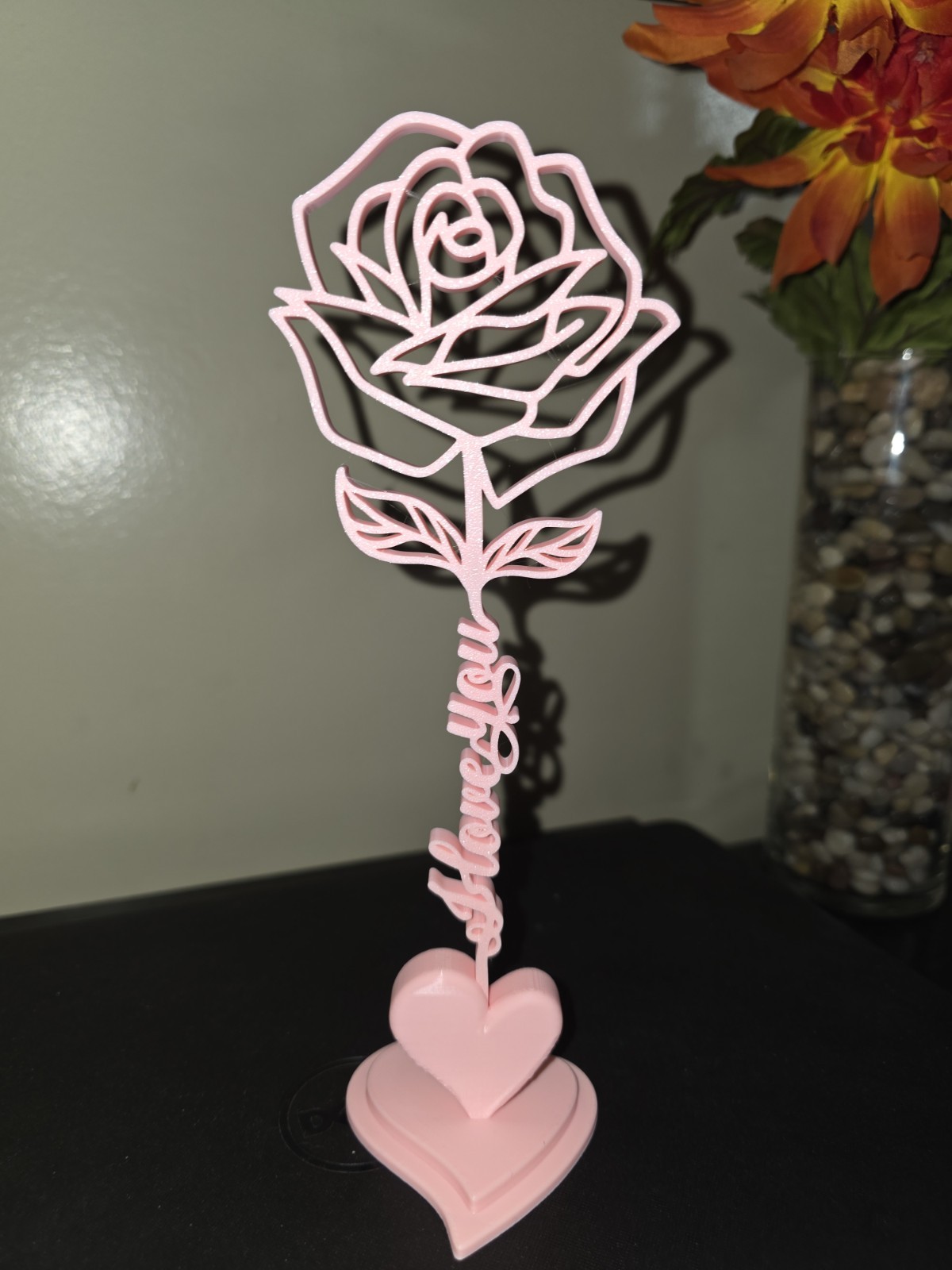 Luxury Forever Rose 🌹 Life-Size 3D Printed Eternal Flower