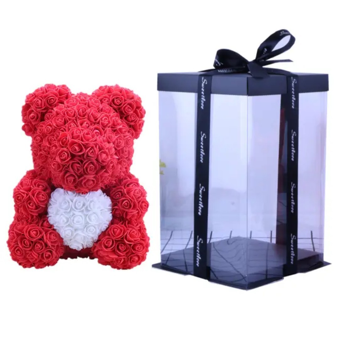 40cm Foam Flower PE Rose Bear Heart Bear Thanksgiving Mother’s Day…