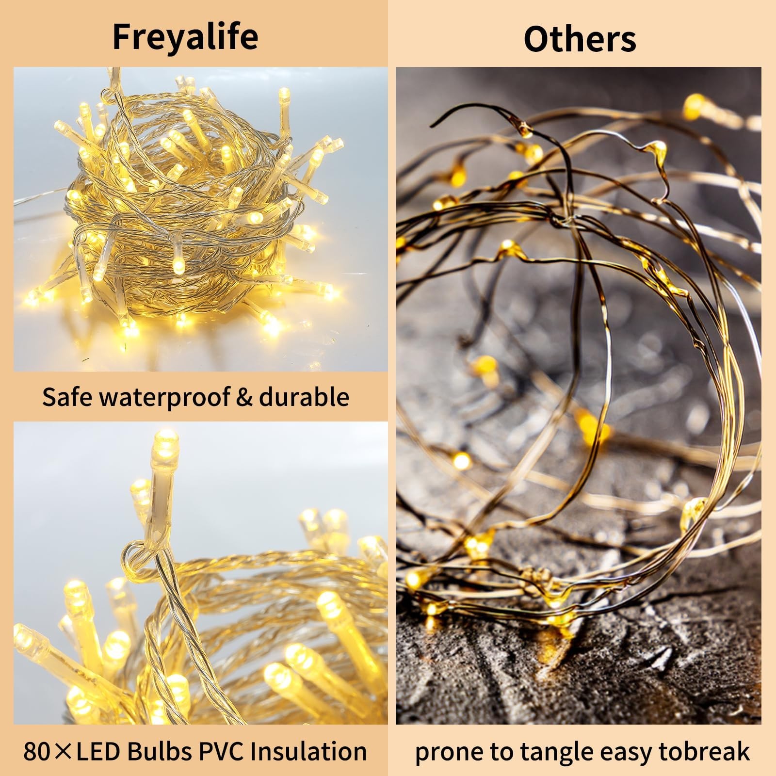 Fake Vines for Room Decor(24Pack168Ft),with CE Certified 160 LED String Light…