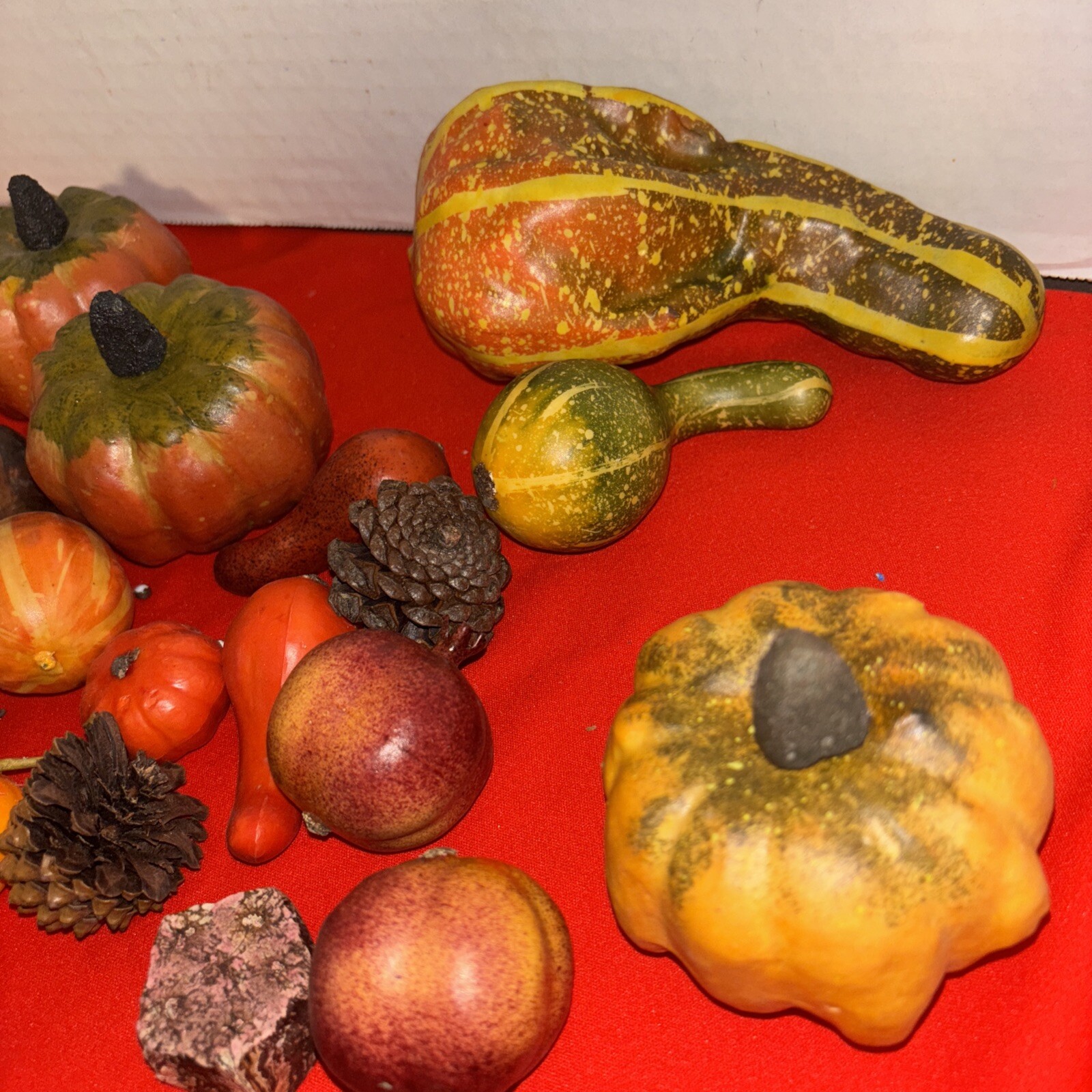 Fall Harvest Pumpkins Assorted Set Thanksgiving -Banquet Home Decor 24 Piece