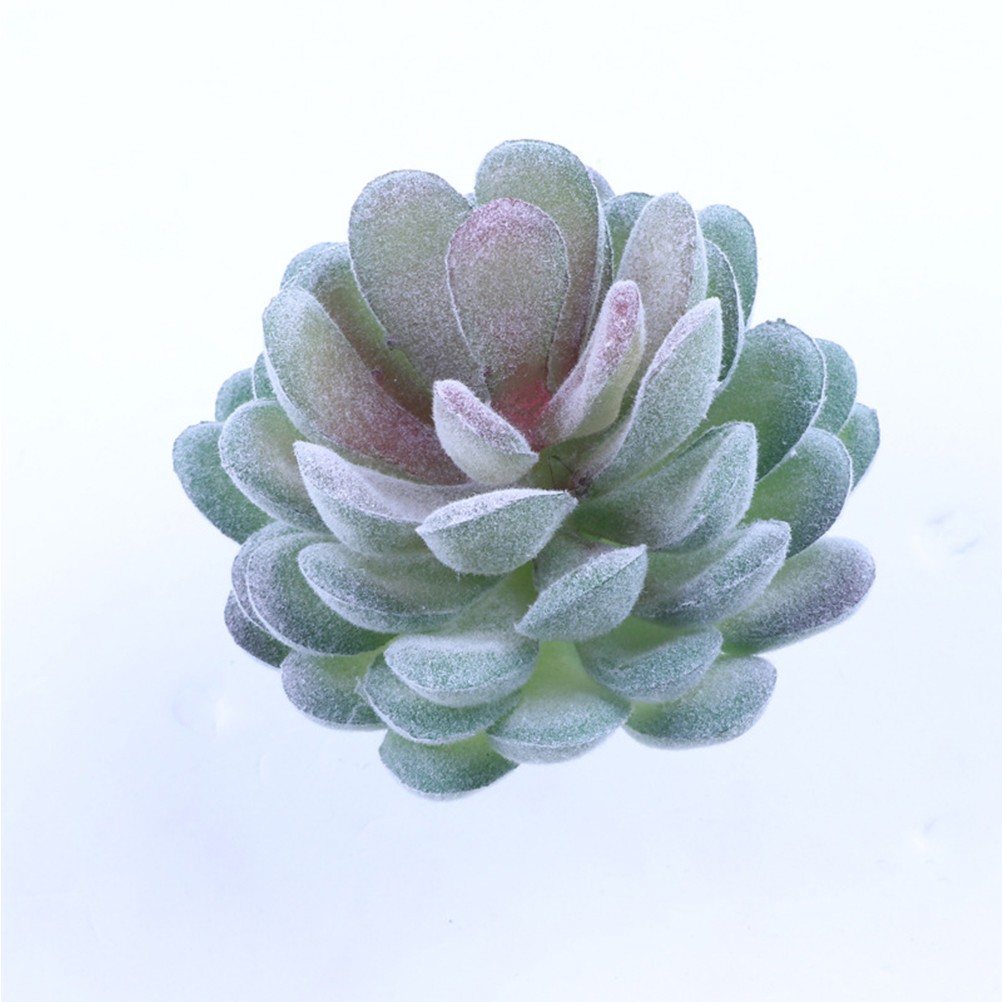 6Pcs Reusable Simulated Succulent Plants Assorted Color PVC for Home Decor