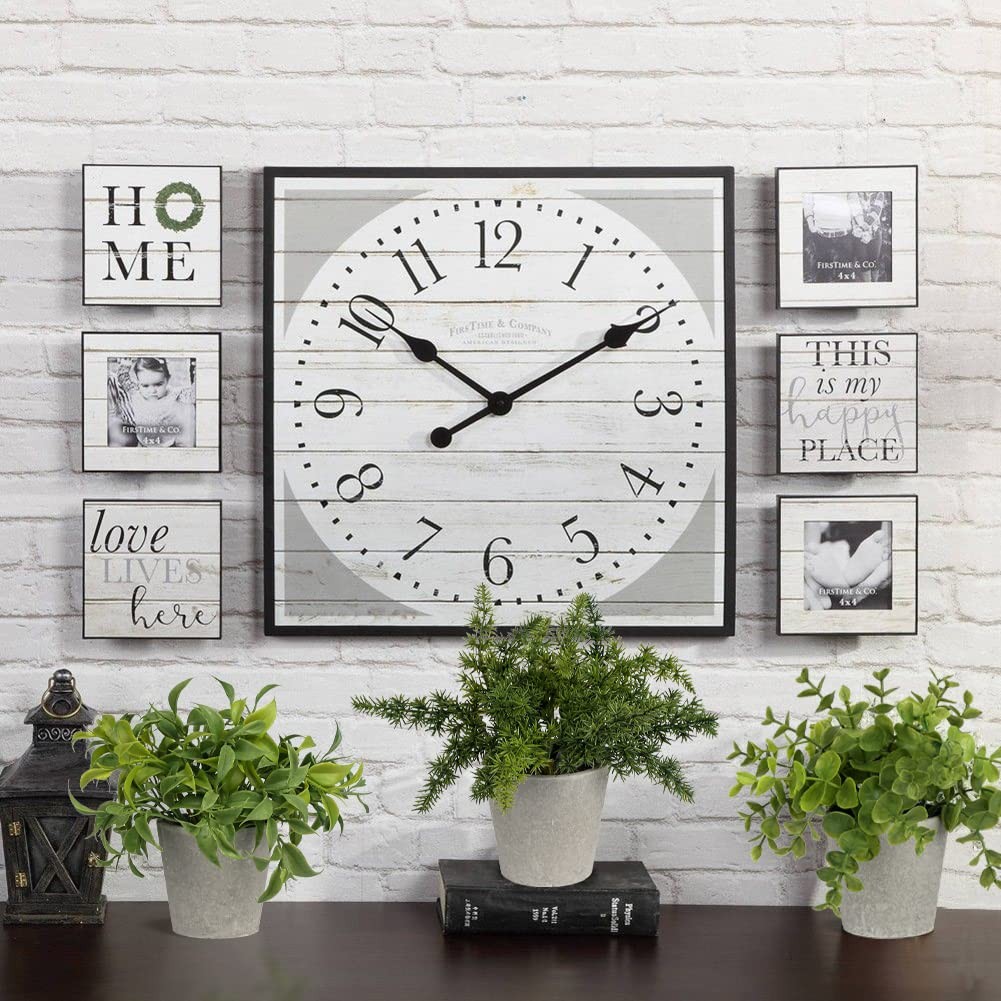 3 PCS Fake Plants Potted Artificial Greenery Faux Fern Eucalyptus Farmhouse