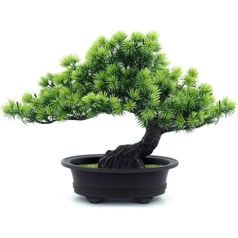 Lifelike Artificial Bonsai Tree Micro Landscape Home Office Decor Greenery New