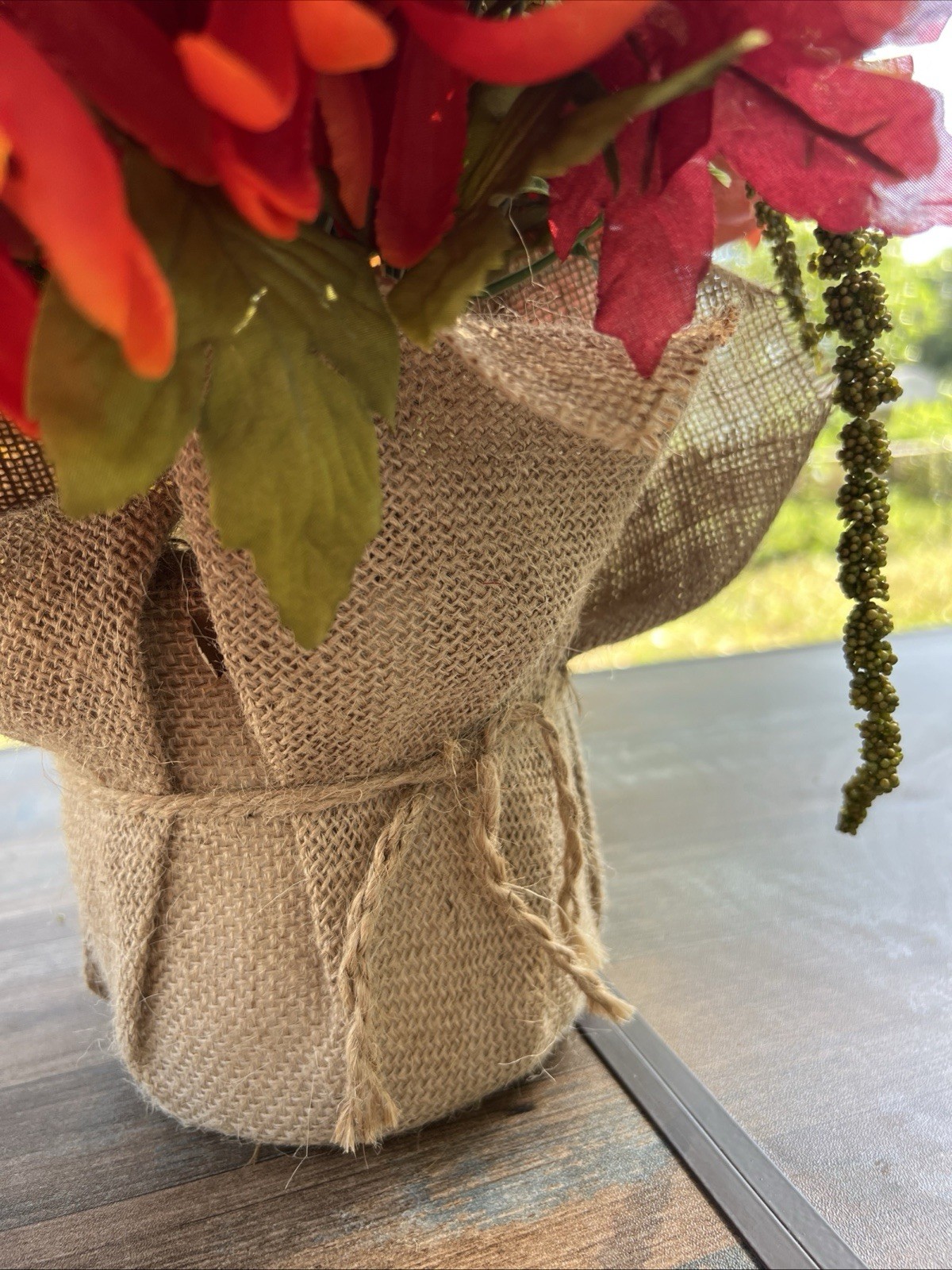 RUSTIC FALL AUTUMN FLORAL ARRANGEMENT