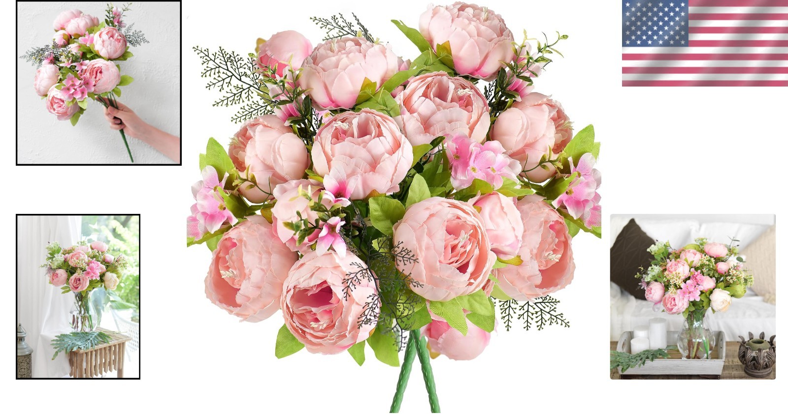 Exquisite Peony Flowers – Wedding Décor Bouquets