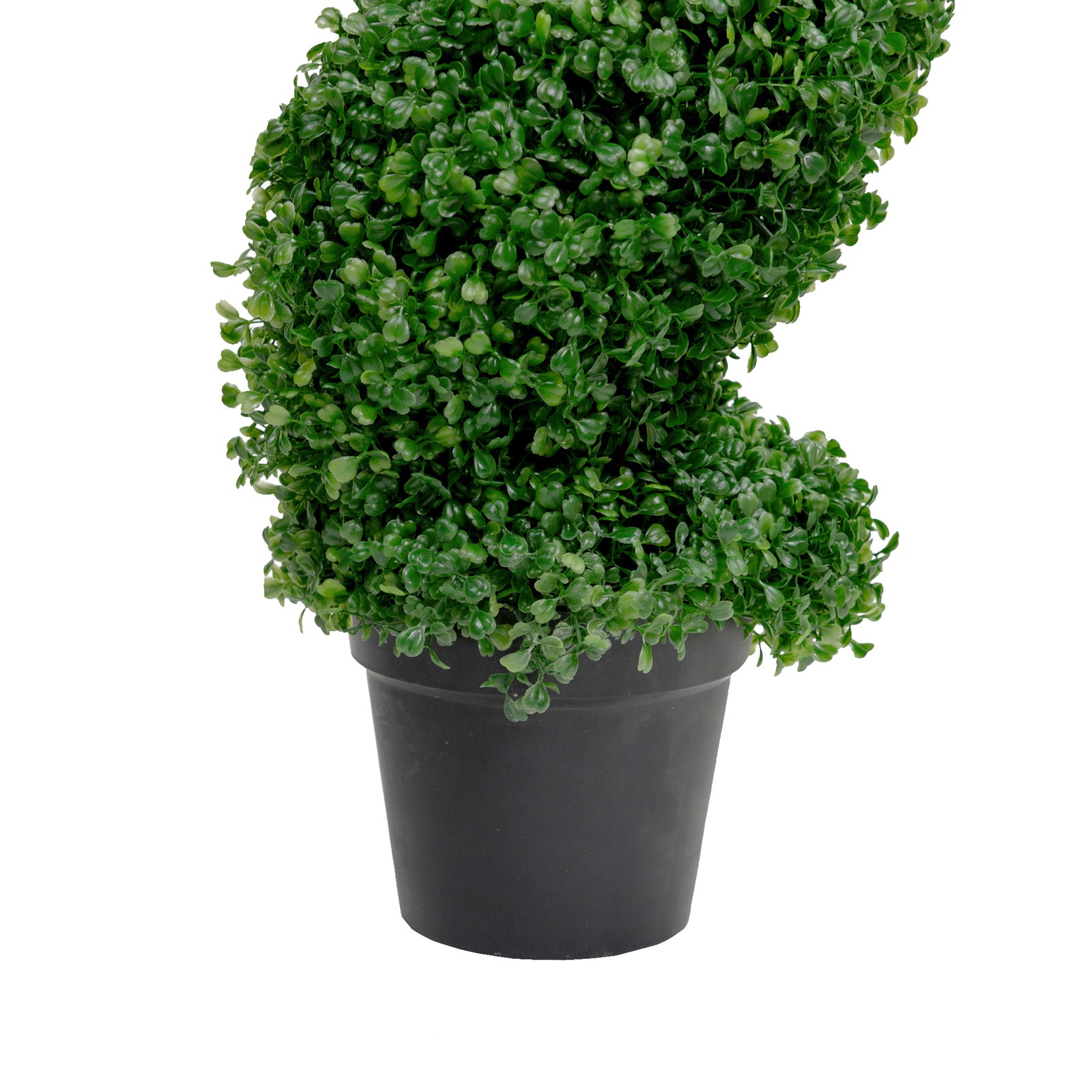 Northlight 48-Inch Potted Spiral Artificial Boxwood Topiary Tree