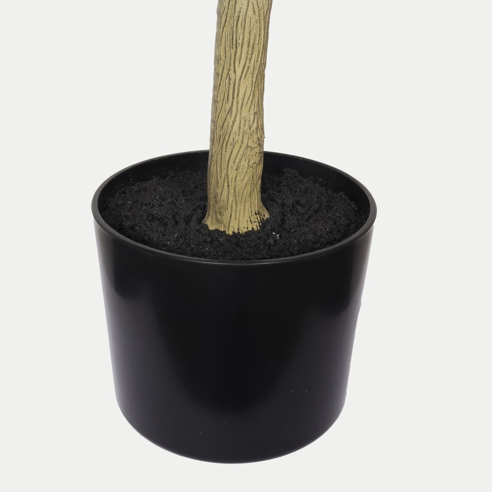 5FT Artificial Bougainvillea Tree with Black Plastic Pot Realistic Fake
