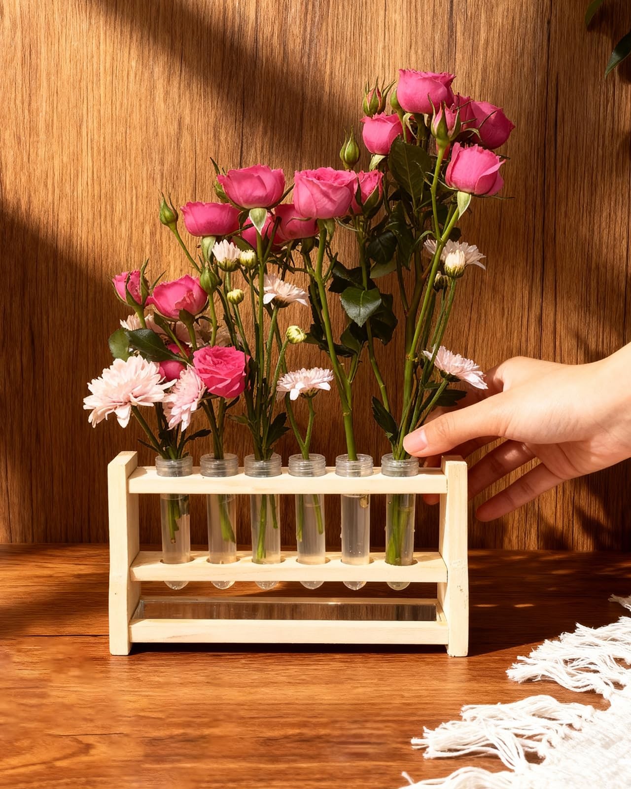 30 Pack Floral Water Tubes With Caps 3.7 Inch 23ml Plastic Vials Arrangement