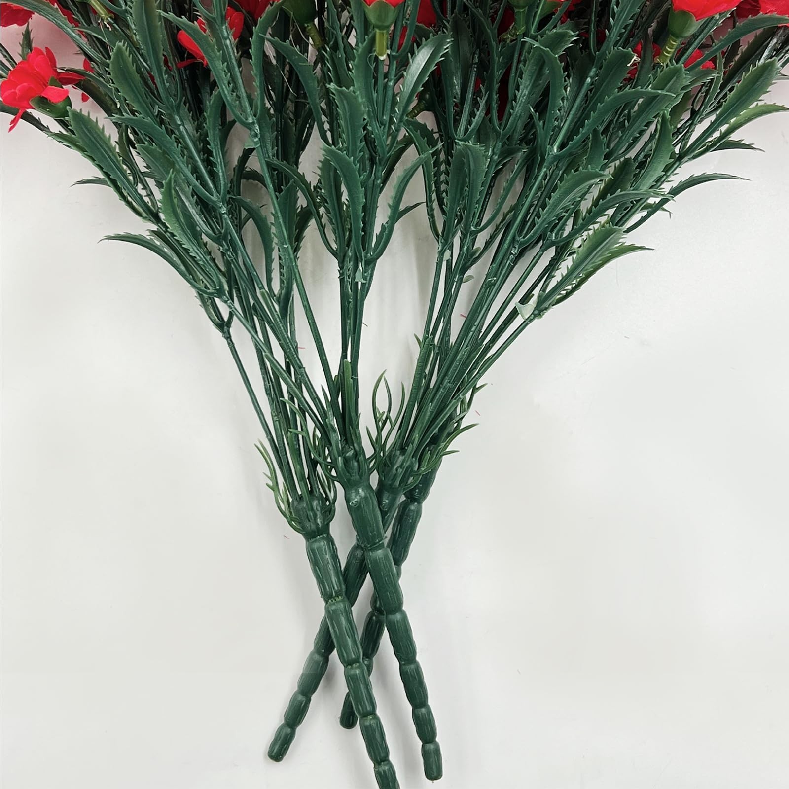 SNAIL GARDEN 28 Large Blooms Artificial Carnations Bulk with 28 Mini Blooms, …