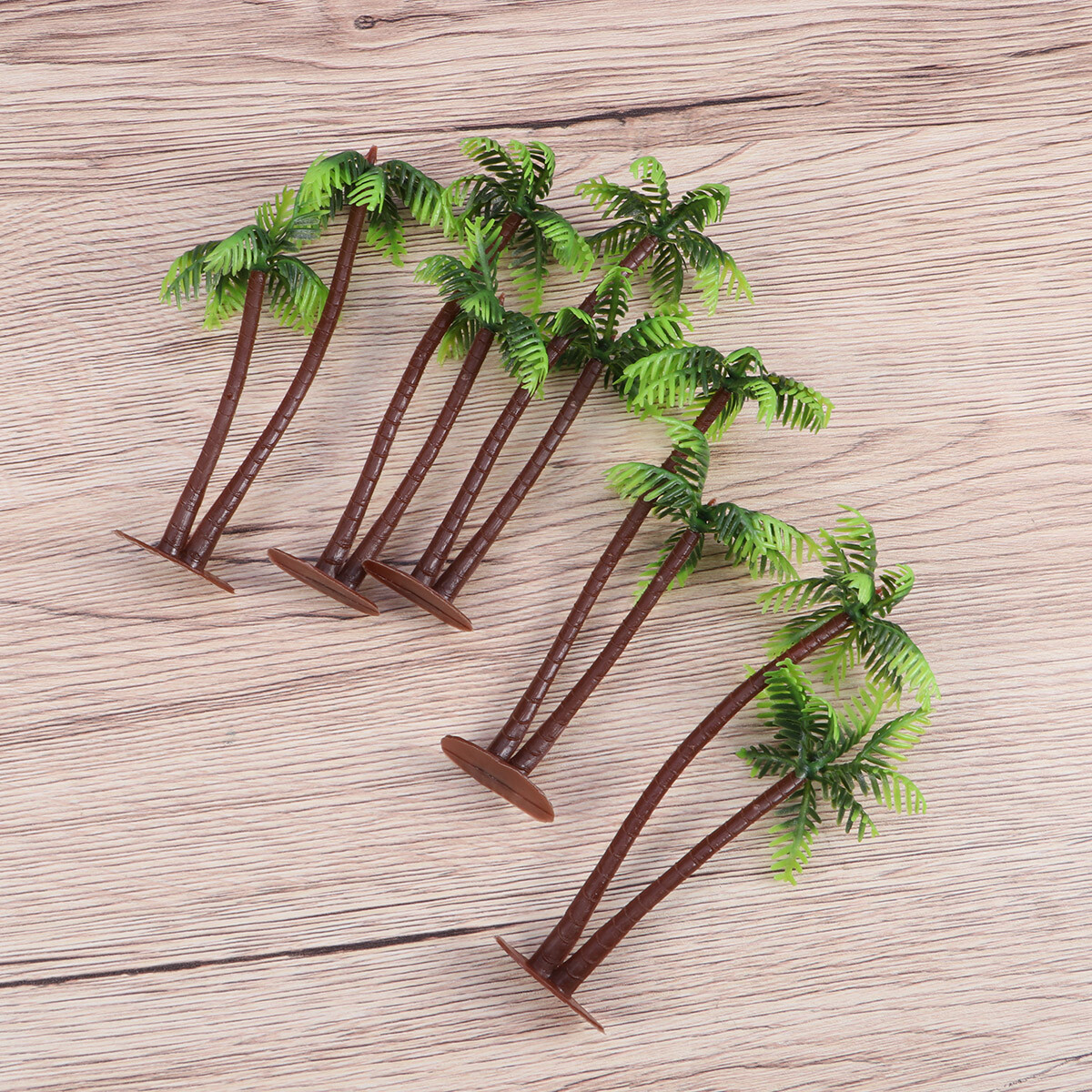5Pcs Mini Fake Coconut Palm Tree Micro Landscape Aquarium Fish Tank Decor