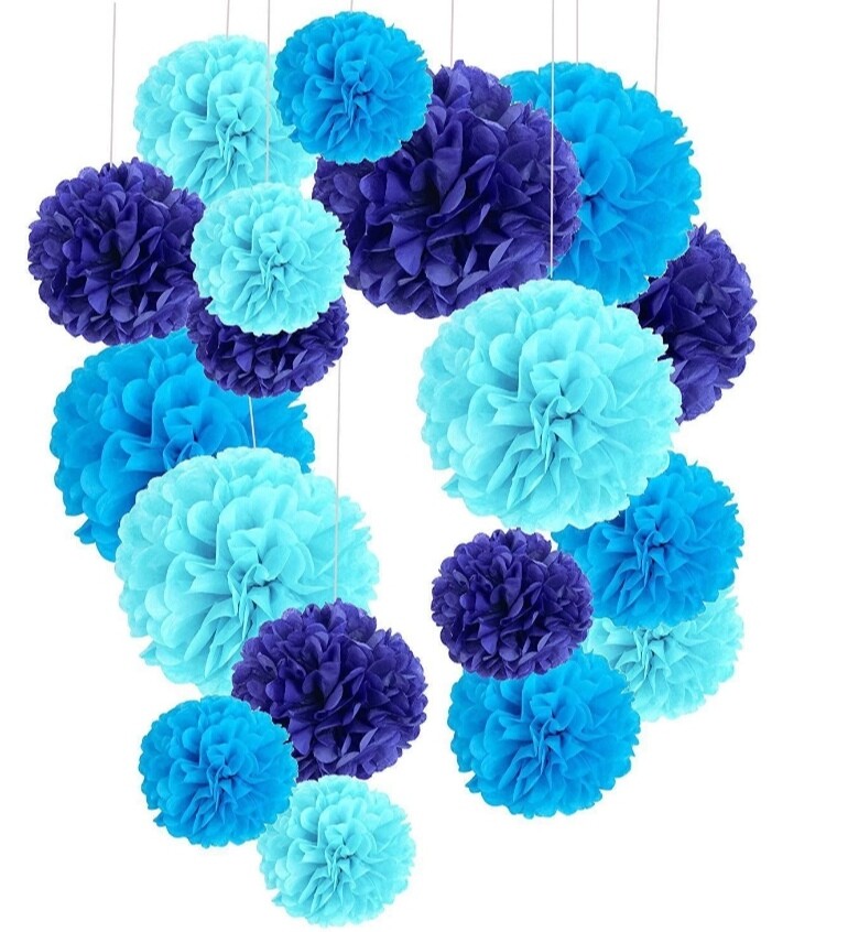 5cm 10cm 15cm 20cm Wedding Decorative Home Decor Tissue Birthday Decoration Flow