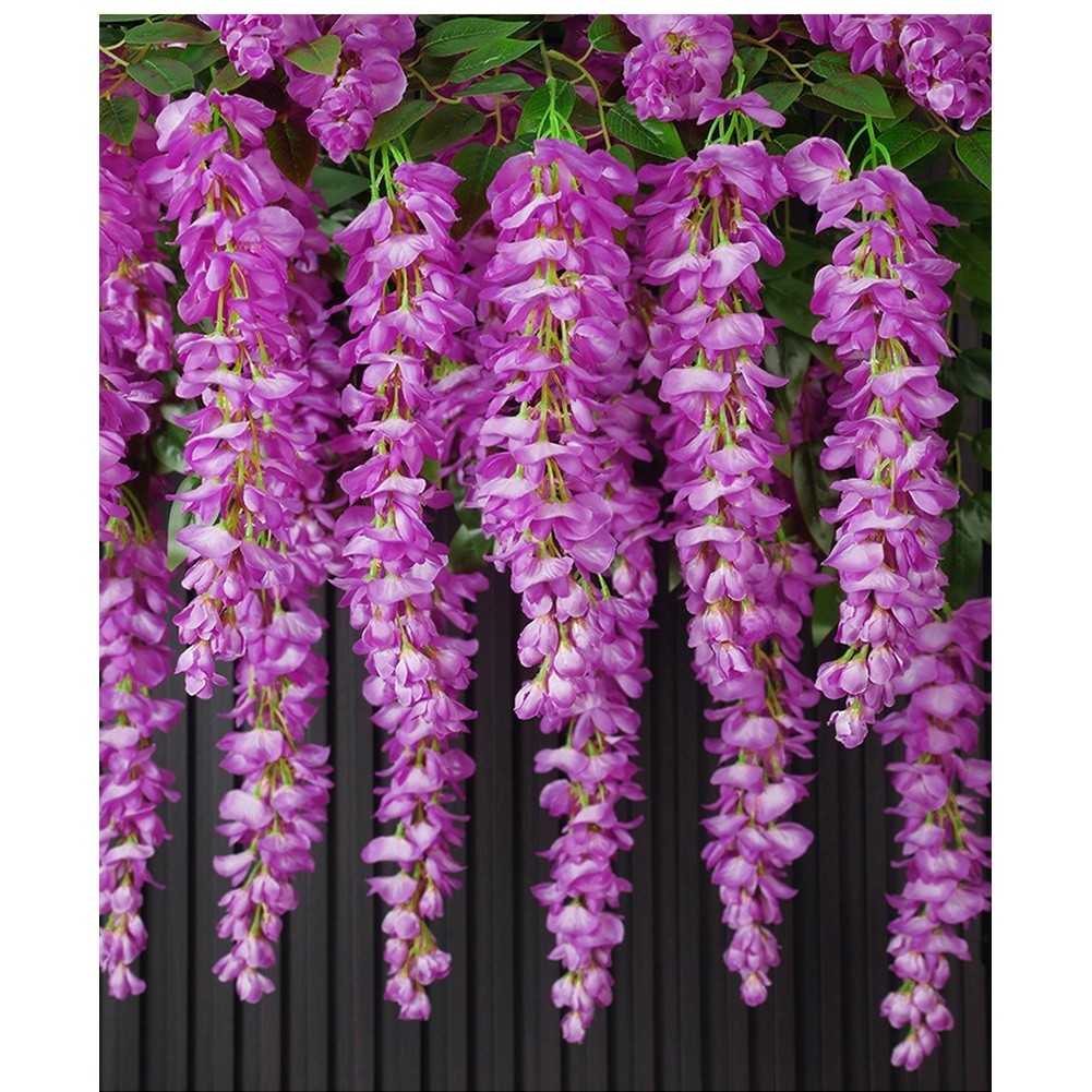 Artificial Wisteria Garland for Door Frame Wall Hanging Fireplace Mantel Decor