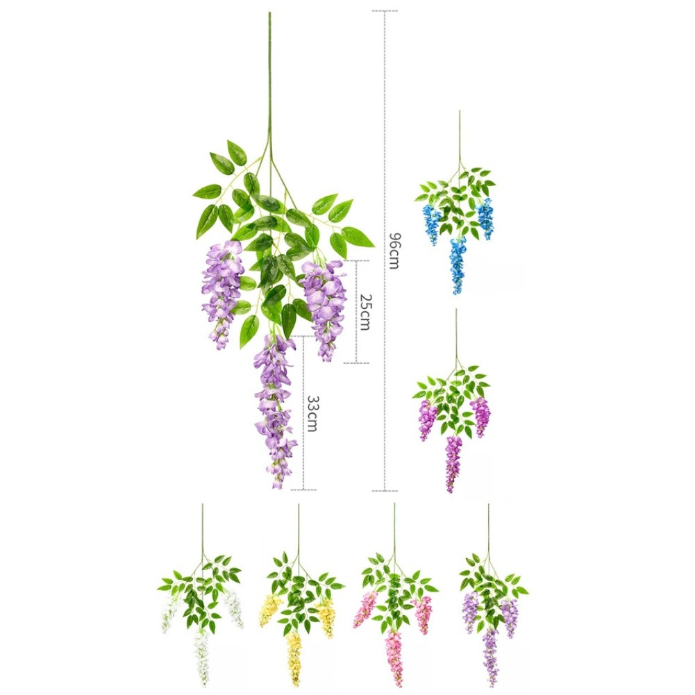 Artificial Wisteria Garland for Door Frame Wall Hanging Fireplace Mantel Decor