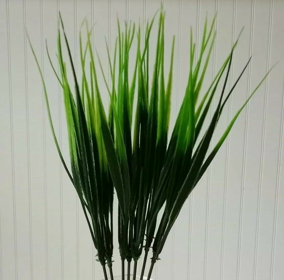 (5 pcs) 18″ Green Plastic Grass Filler Pick Spray for Silk Flower Arrangement US