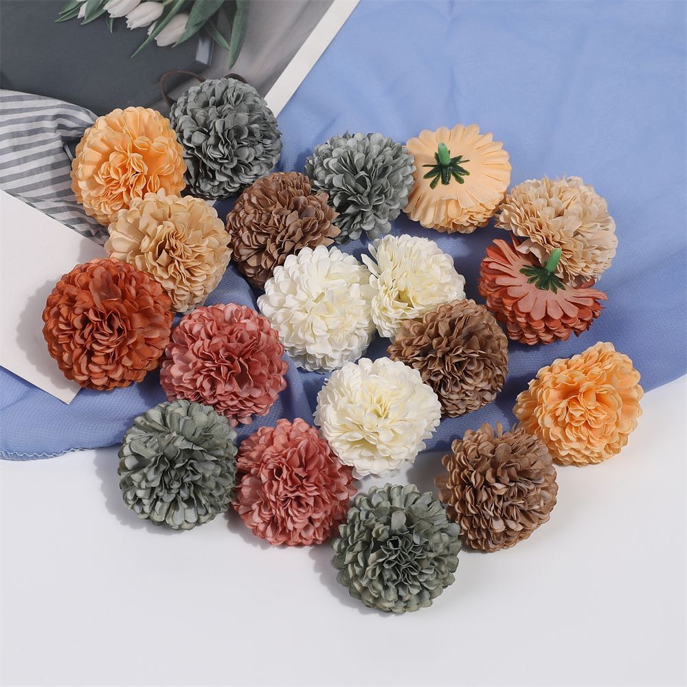 Hydrangea Head Artificial Silk Flowers Home Wedding Decorate Flower 10-20pcs 4cm