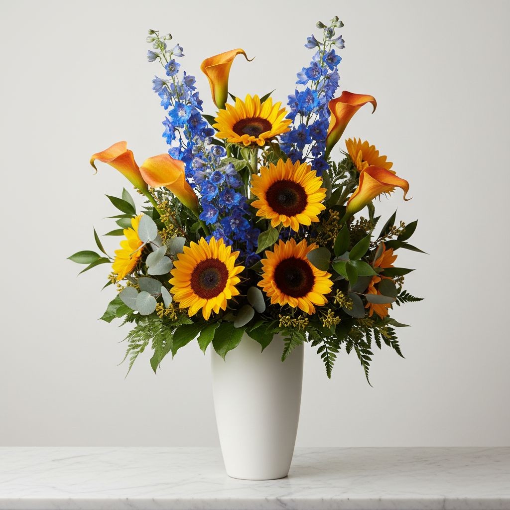 Orange Calla Lily Bundle Faux Flowers 5 Stem Bouquet Vintage Floral Decor Weddin
