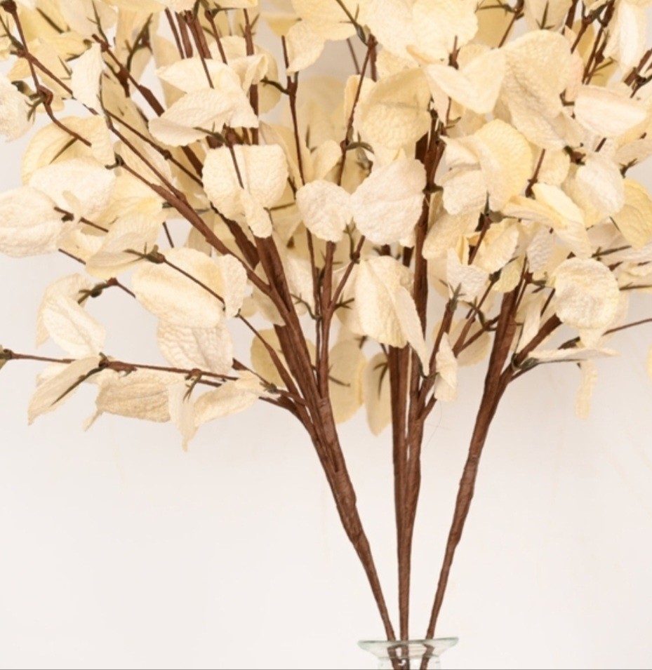 One Primrue 26″ Cream Faux Eucalyptus Stem – Boho Home Decor!