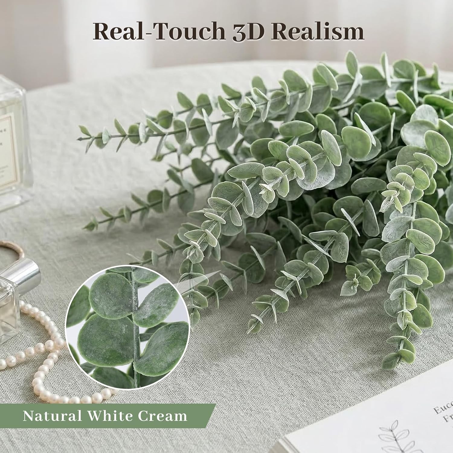 Artificial Eucalyptus Stems, 30PCS 15 Inch Greenery Decor | Wedding Bouquets