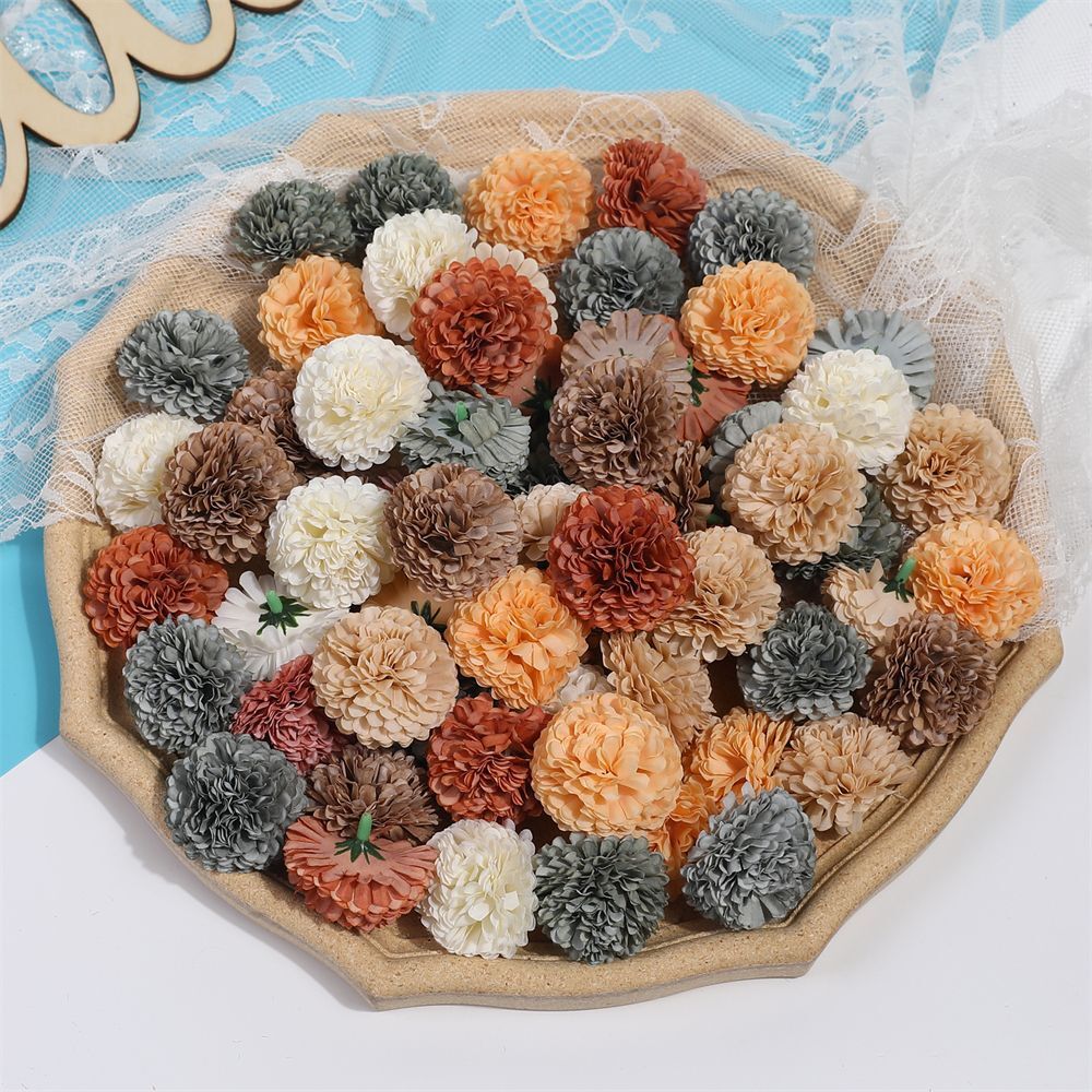 Hydrangea Head Artificial Silk Flowers Home Wedding Decorate Flower 10-20pcs 4cm