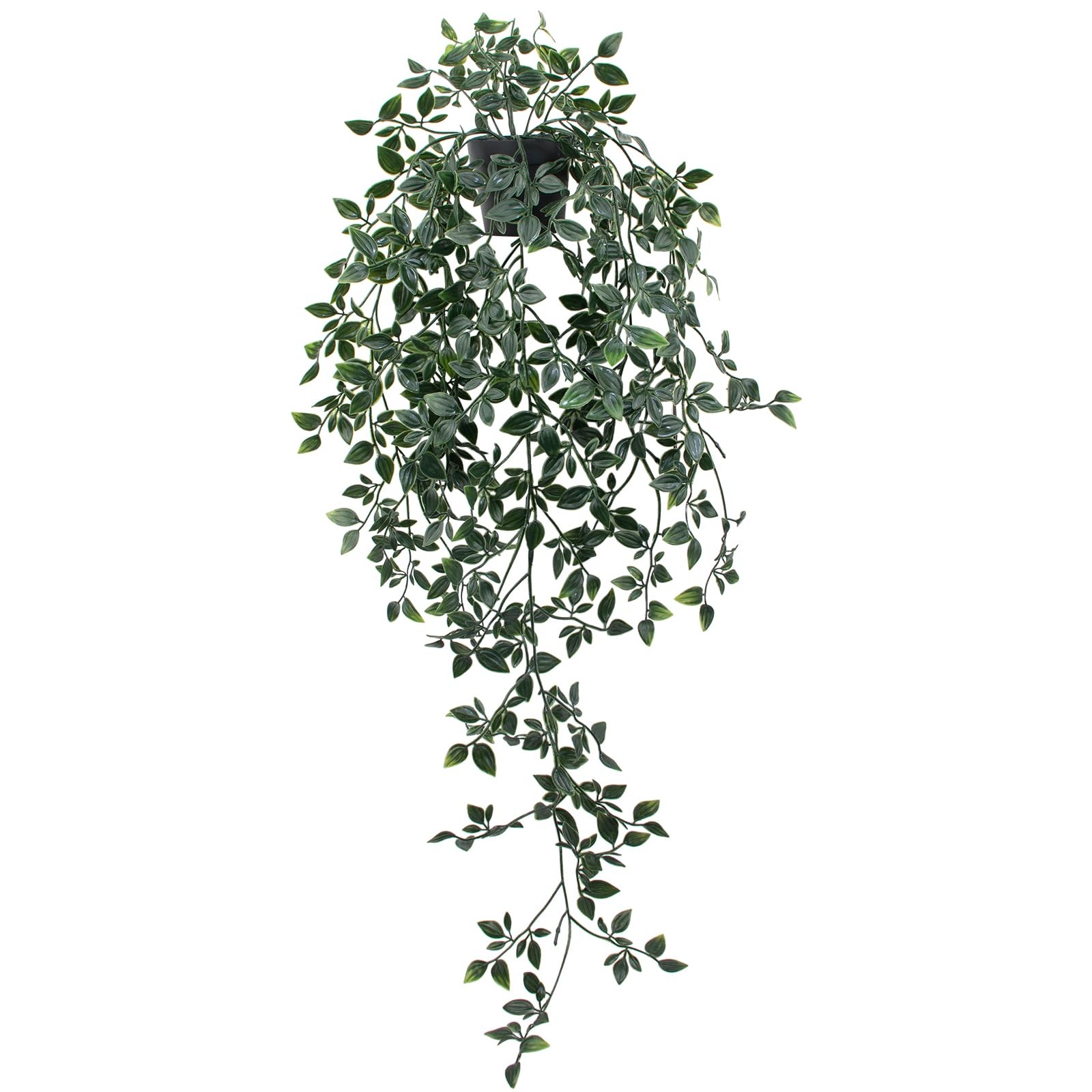 Fake Hanging Plant with Pot Small Artificial Potted Vine Plants 28.7-in Long …