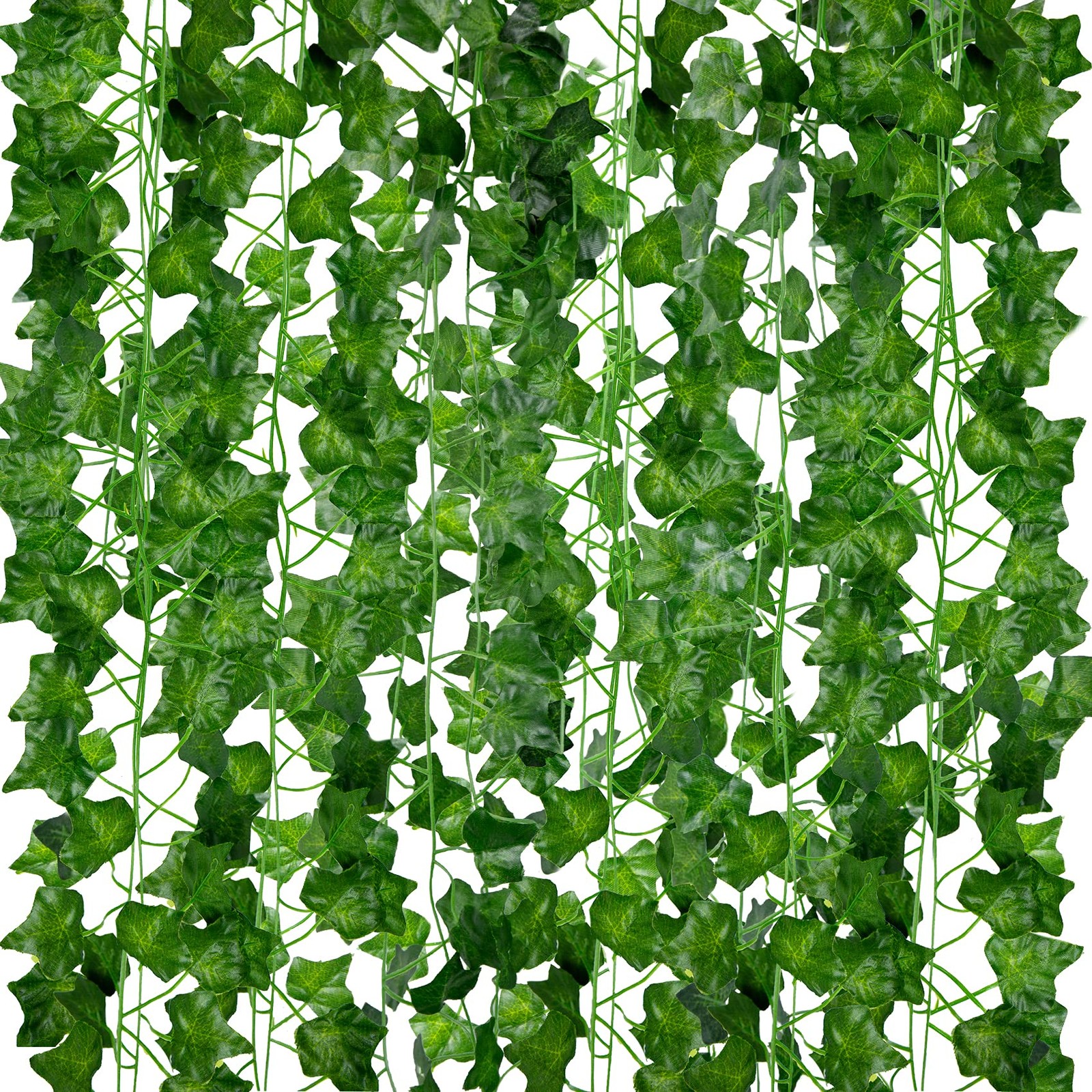 Artificial Ivy Garlands – 12Pack x 83 Inch Length – Realistic Fake Vines for …