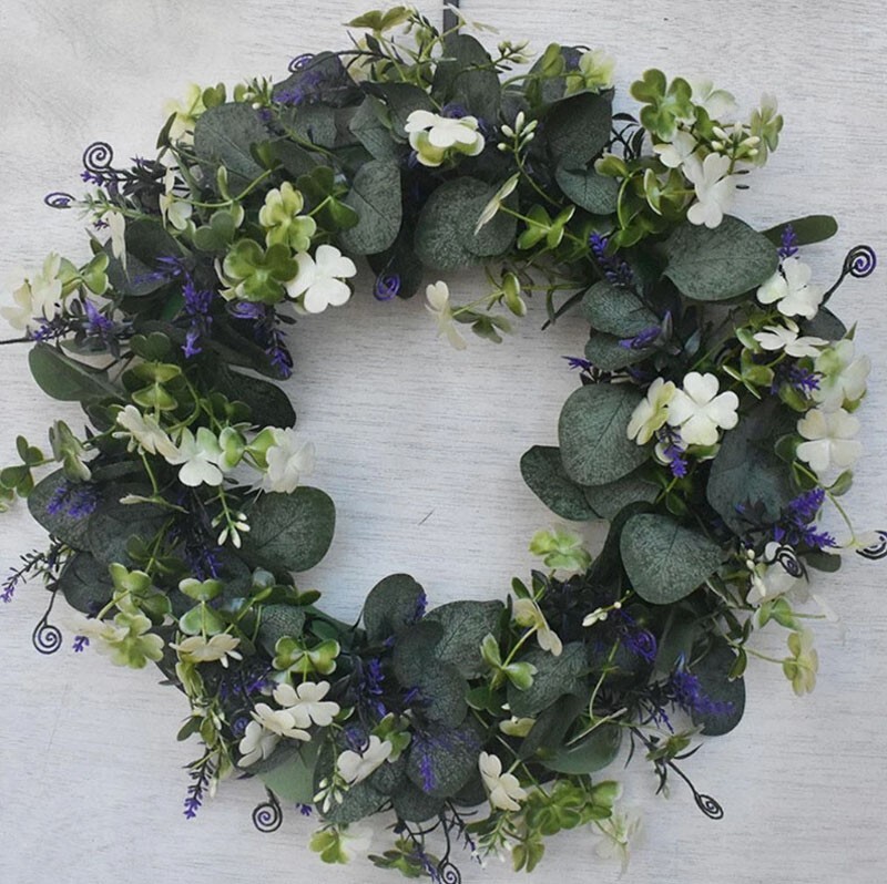 Eucalyptus Wreath Front Door Greenery Garland Garden Christmas