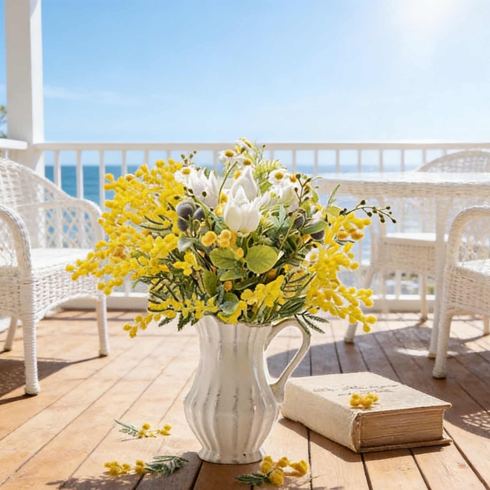 Acacia Silk Flowers Weddings Parties Flexible Stems Soft Touch Texture