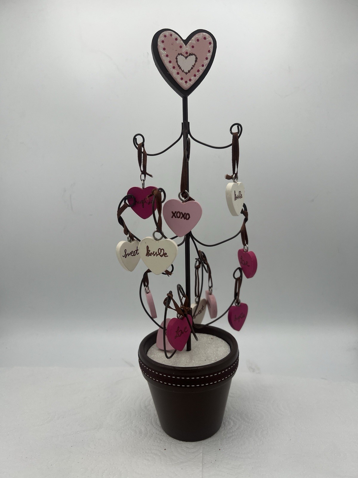 Valentine Tree, Valentines Day Centerpiece for Table, Valentine Decoration 13”