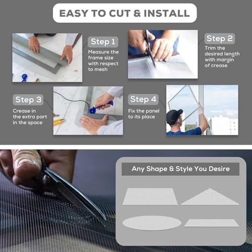 Heavy-Duty Stainless Steel Mesh Screen 48″x118″ – 304 Wire Dia 0.23mm, #18 Mesh