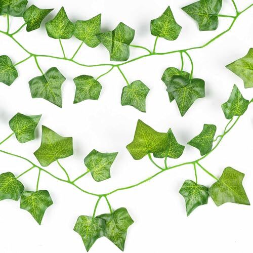 24 Strands 168FT Artificial Ivy Fake Vines Greenery Garland Party Hanging Plants