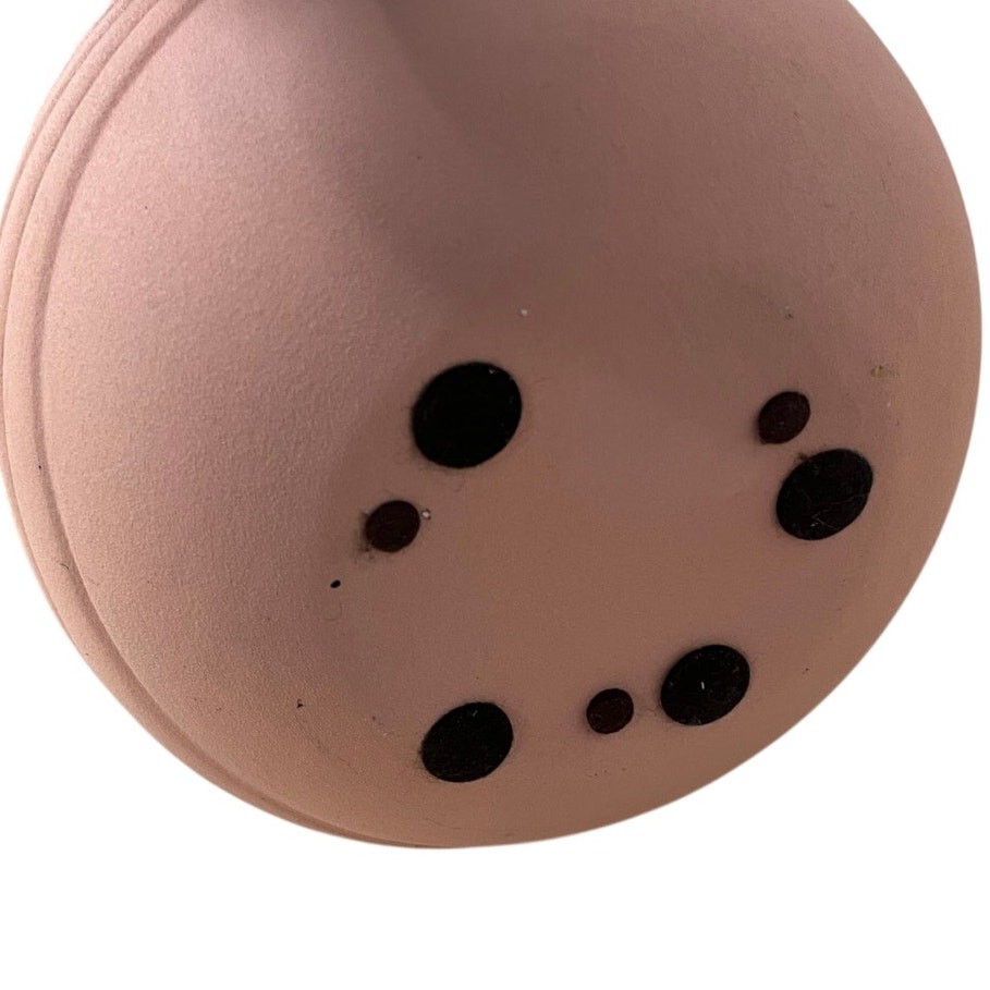 Faux Floral Arrangement Pink Round Planter Peach