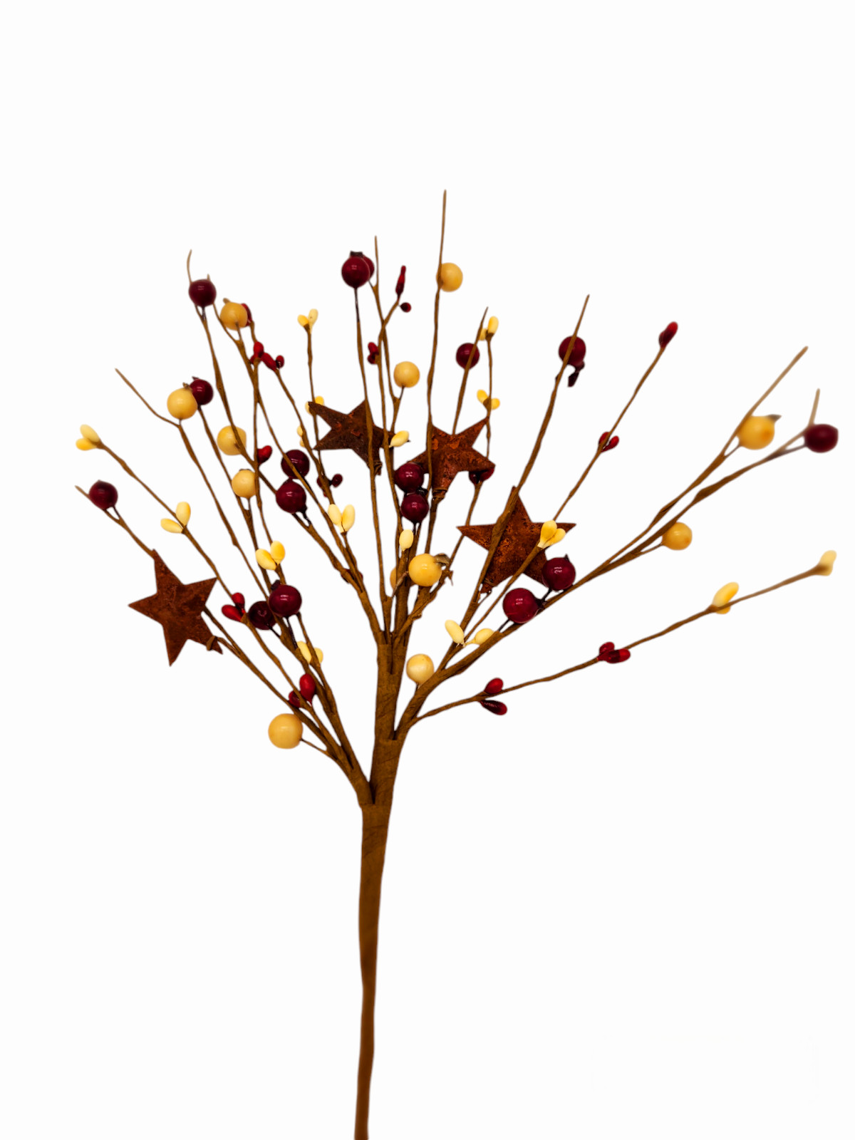 Red and Cream Color Berry Picks Artificial Berries Spray Home Decor N611