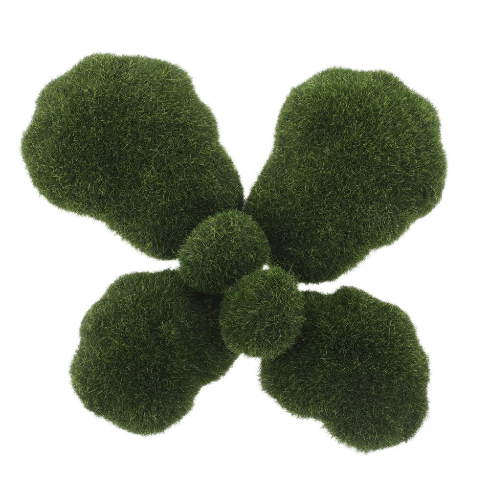 6 Pcs Fake Moss Rocks Simulated for Crafts Artificial Stone Garden