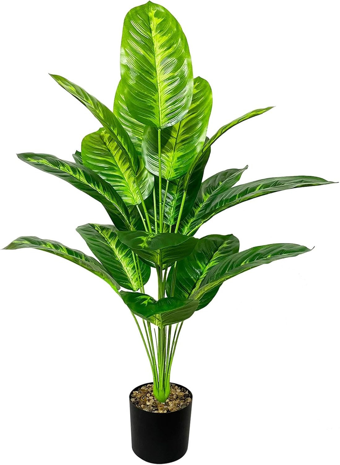 Artificial Plants in Pots Large Fake Tree Floor Faux Tropical Plants Decorative