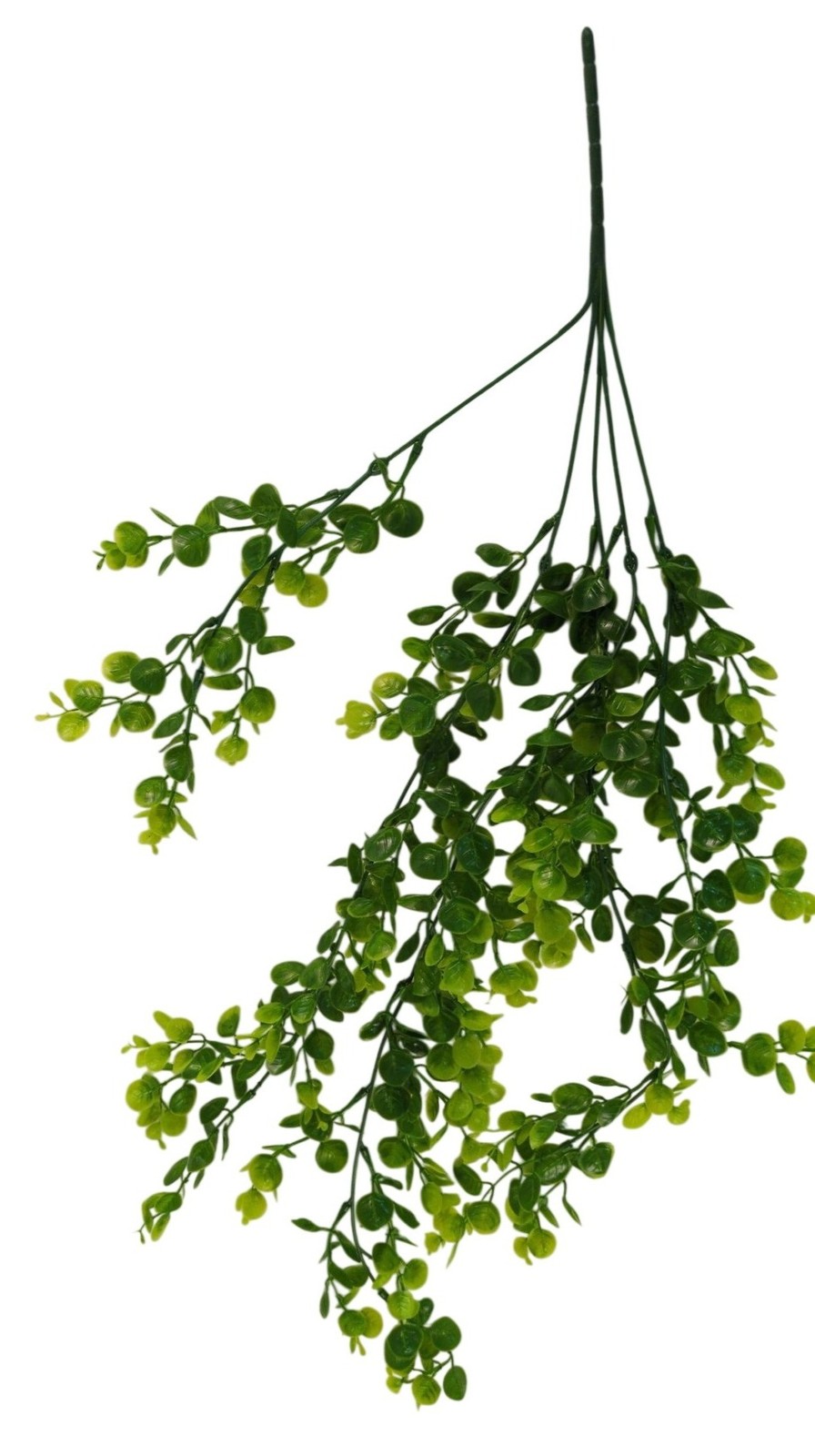 Set of 2 Hanging Greenery Bushes Artificial Boxwood Eucalyptus Hanging Plant Far