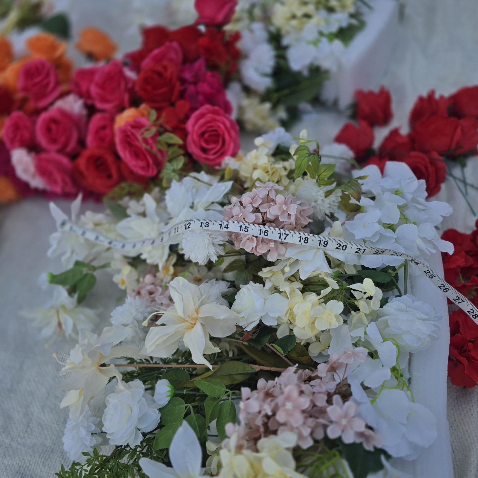 Wedding Flower Centerpiece Floral Arrangement X4 23″x24″ X1 34″ Roses + Extras