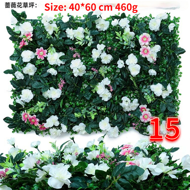1x Artificial Flower Plant Lawn Grass Carpet Turf DIY Wall Backdrop Landscaping