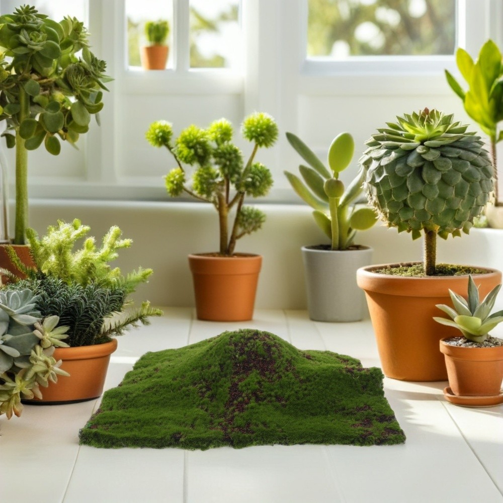 Artificial Moss for Decoration Faux Grass Turf Lawn Indoor Plants