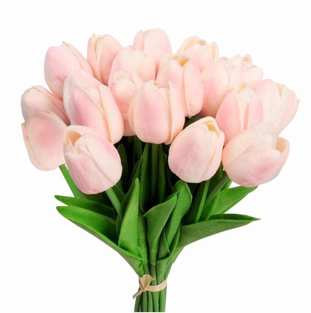 10PCS Artificial Lifelike Tulip Flowers Bouquet for Wedding Party Home Decor USA