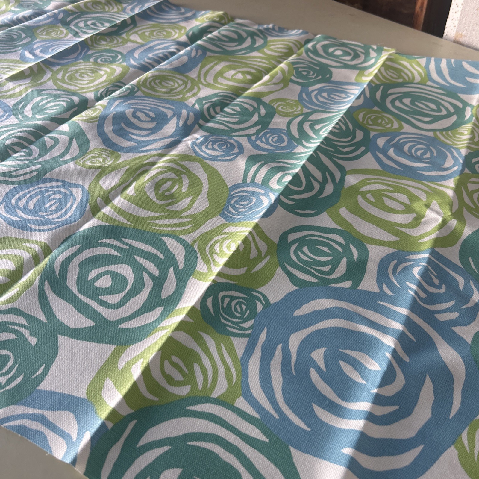 Maine Cottage Really Rosie Vintage Green/Teal /Blue Floral Fabric