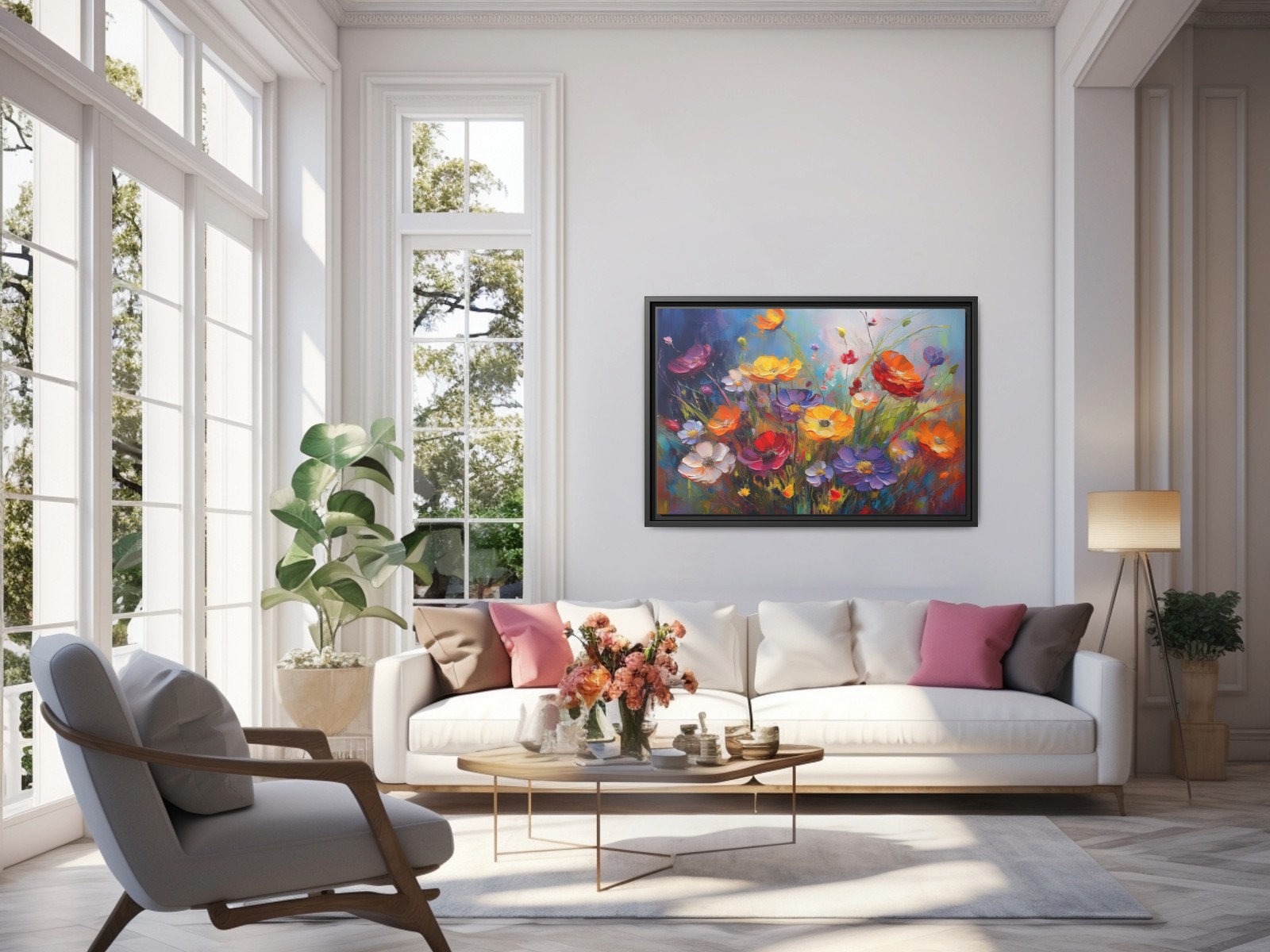 Wildflower Meadow – Framed