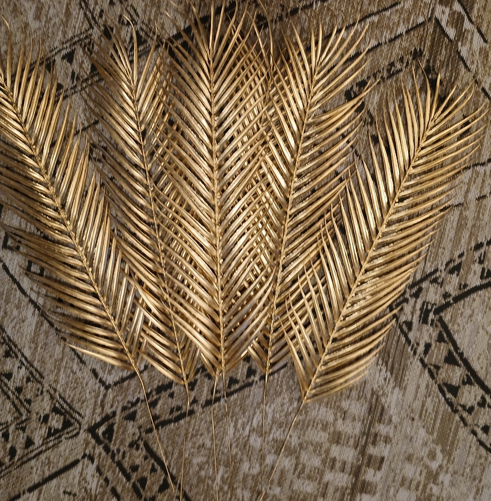 Gold Palm Leaves Decoration