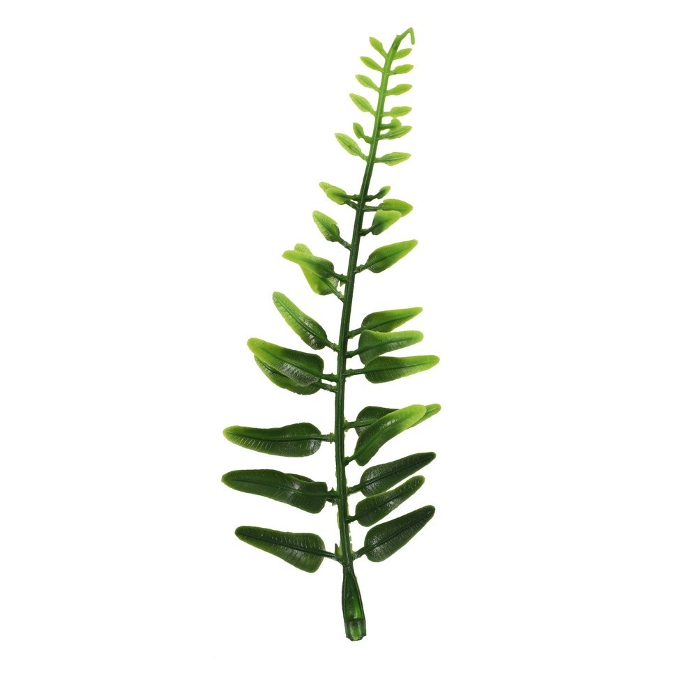 Artificial Vine Wall Hanging Decor Green Plastic Persian Leaf Rattan Style