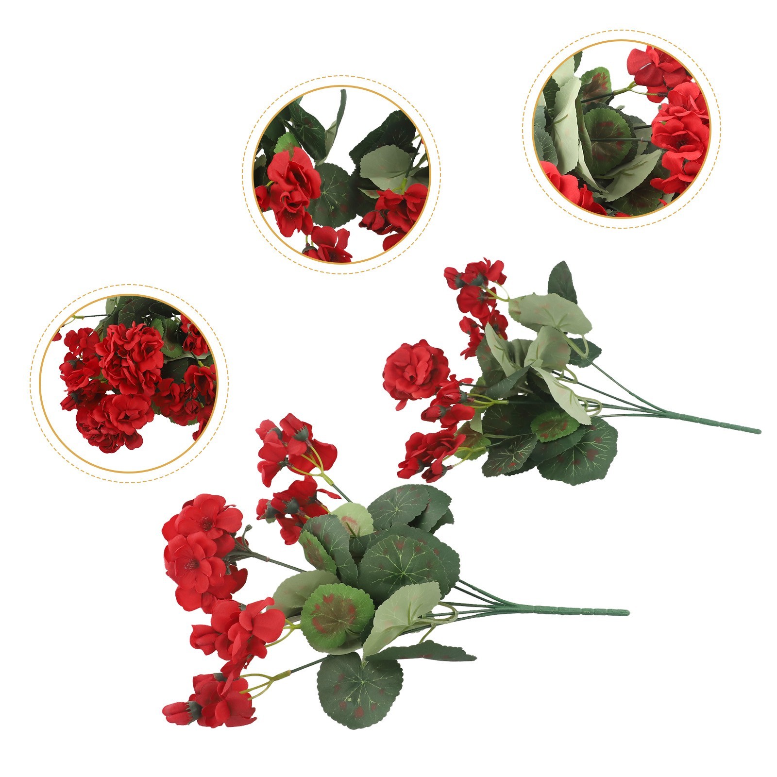 Easy to Style and Low Maintenance Artificial Geraniums for Beautiful Decor