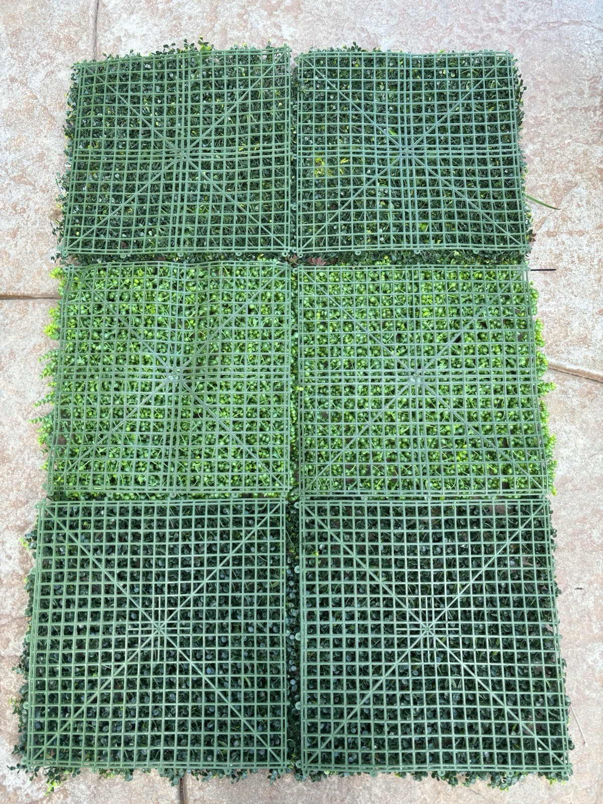 2 X 20″x20″ Artificial Faux Leaf Fence Screen Wall Decor Panel Decor JQDP01